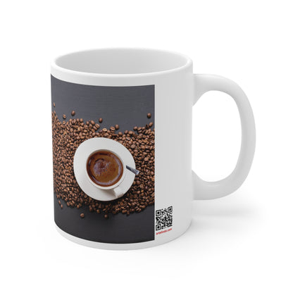 Trabajo por Cafe, coffe mug, 11oz (1 Mug)