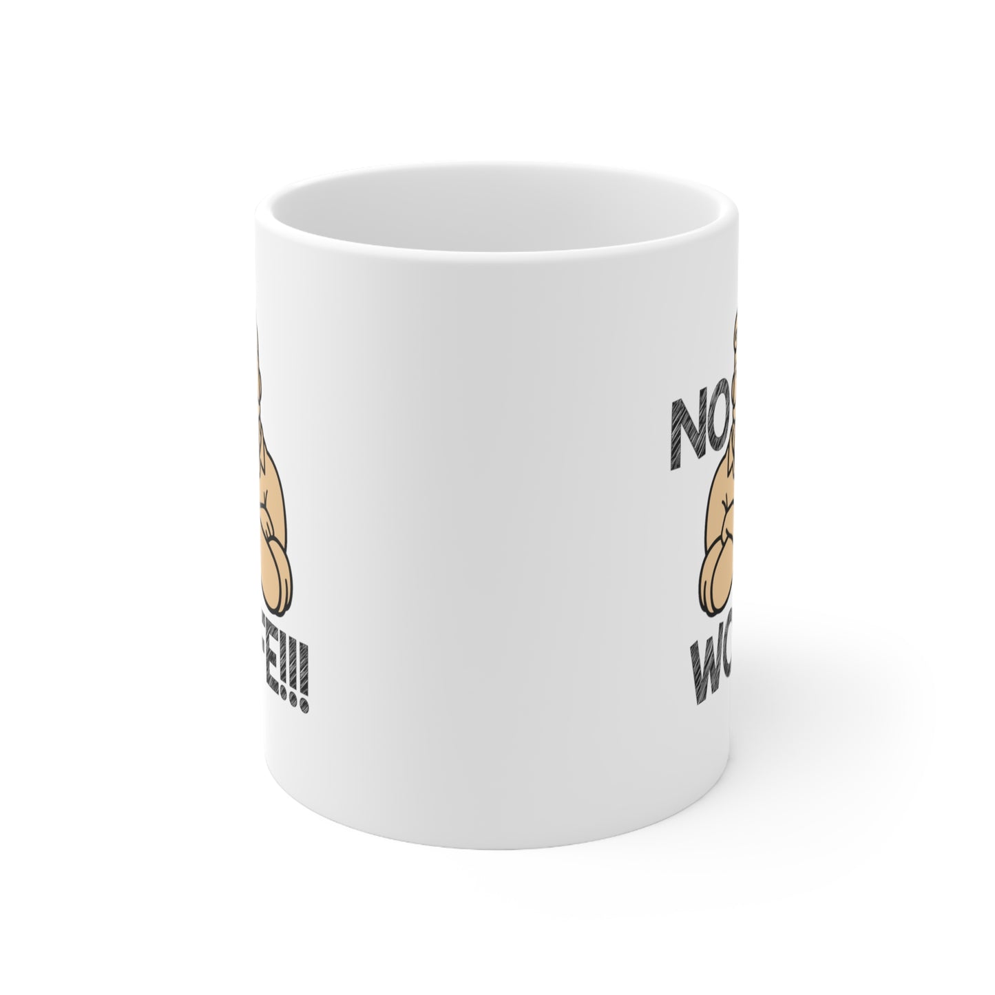 No coffe No Work, funny coffe mug, 11oz (1 Mug)